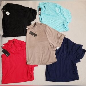 (Bundle) NWT Carol Vee 5 Different Color Comfy Shirts Womens Size L
